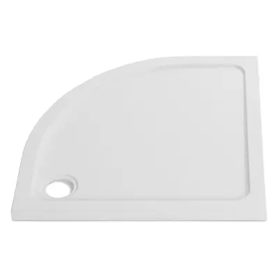 Slim x mm White Quadrant Shower Tray Stone Resin