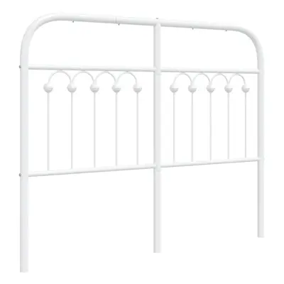 (white, cm) vidaXL Metal Headboard Bedroom Home Bed Header Bed Headboard White cm