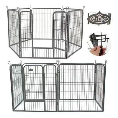 Heavy Duty Panel Pet Playpen Metal Cage - Medium