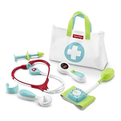 Preschool Pretend Play Medical Kit 7-Piece Doctor Bag Dress Up Toys for Kids Ages 3+ Years, DVH1