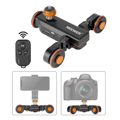 NEEWER DL100 3-Wheels 3-Speed Wireless Video Camera Dolly with Remote Control