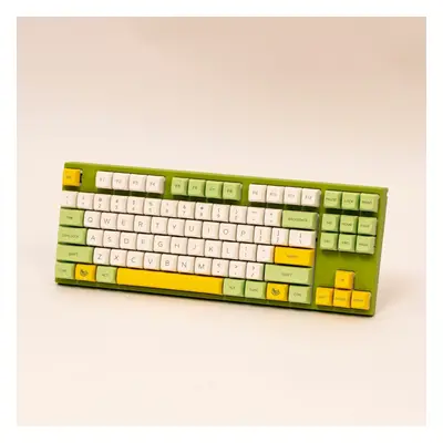 124 Keys Banana Fruit Theme PBT Keycap Set XDA Profile 85% Sublimation For Gaming Mechanical Key