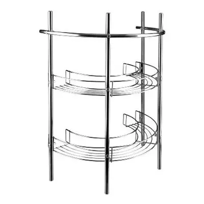 Croydex AJ401341 Chrome Plated Under Basin Storage Unit