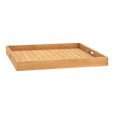 (70 x cm) vidaXL Solid Teak Wood Serving Tray Coffee Table Breakfast Tray Multi Sizes