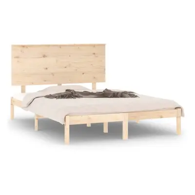 (brown, x cm) vidaXL Solid Wood Pine Bed Frame Wooden Bedstead Bed Base Multi Colours/Sizes