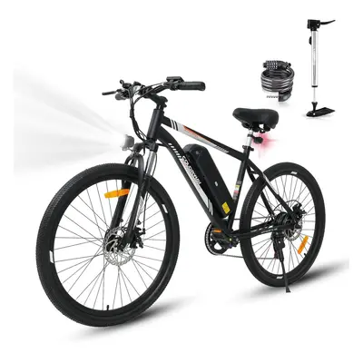 (Blue) COLORWAY Electric Bike for Adults, 26" Mountain Bike, Electric Bicycle Commute E-bike wit