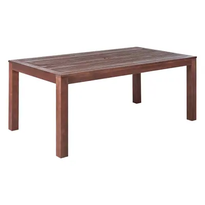 Eucalyptus Garden Dining Table x cm Dark Wood TUSCANIA