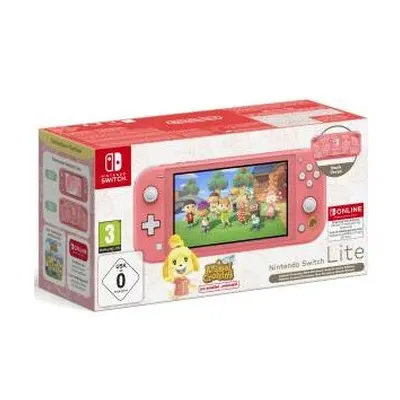 Switch lite Console Corallo + Animal C.N.H. + NSO mesi (LIMITED)