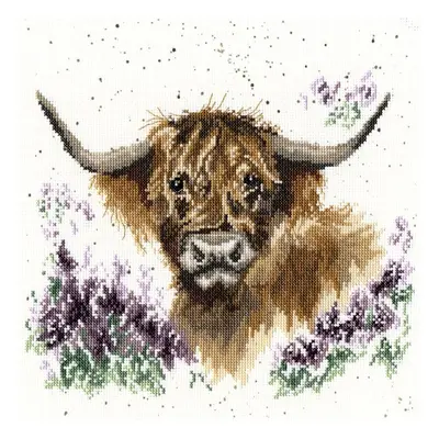 Highland Heathers (XHD9) Cross Stitch Kit by Wrendale Designs