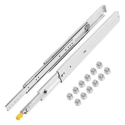 VEVOR Heavy Duty Drawer Slides 26" Length, Locking Drawer Slides 500lbs Load Capacity Long Full 