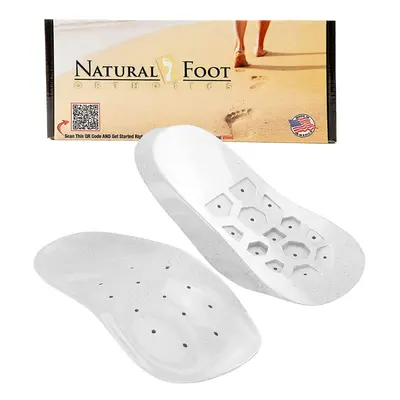 Natural Foot Orthotics Arch Support Insole for Medium Arches - Made with Soft-Flexible Material 