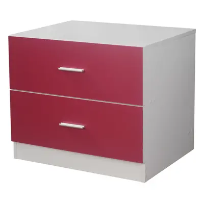 (Pink) Drawer Wooden Kids Bedroom Chest