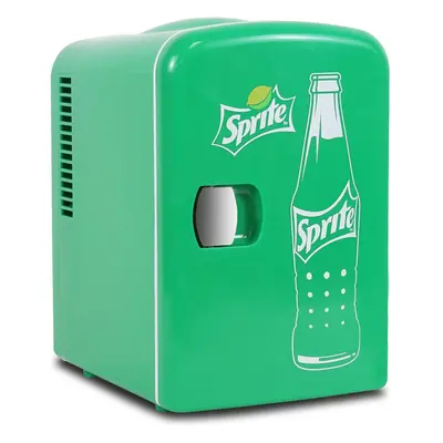 (Green) Coca-Cola Sprite Mini Refrigerator for Bedroom 4L Compact Refrigerator Can Countertop Re