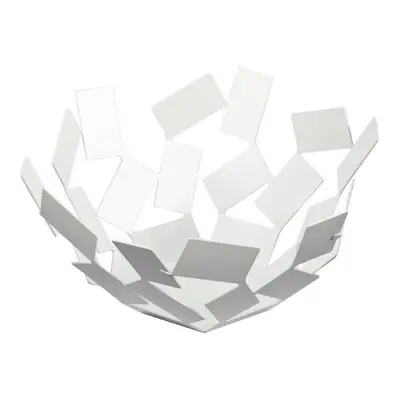 Alessi La Stanza Dello Scirocco Fruit Holder in Steel Coloured with Epoxy Resin, White