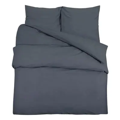 (Anthracite, x cm + x cm) vidaXL 1/2x Duvet Cover Set Cotton Duvet Slipcover Sheet Multi Colours