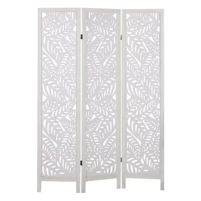 3 Panel Room Divider MELAGO White