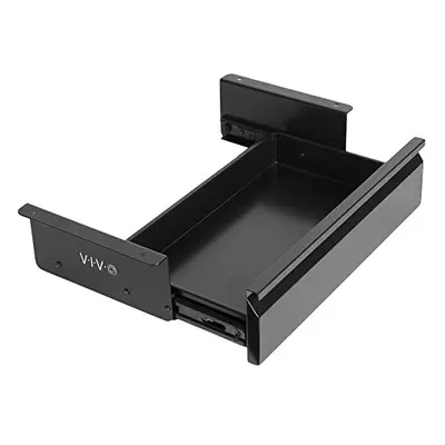 VIVO cm Under Desk Mounted Sliding Pull-out Drawer without Shell for Office Desk, Storage Organi