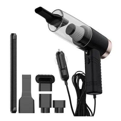 () In Car Vacuum Cleaner 4500Pa Powerful Suction Wet Dry Dual Use Low Noise LED Lighting Double 