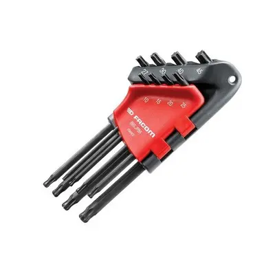 Facom 89S.JP8A Long Metric Head Torx Hex Key Set of T10-T45