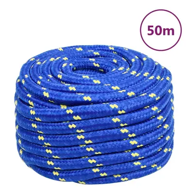 (blue, mm/ m) Marine Rope Dock Coil Boat Line Polypropylene Rope Multi Sizes Multi Colours