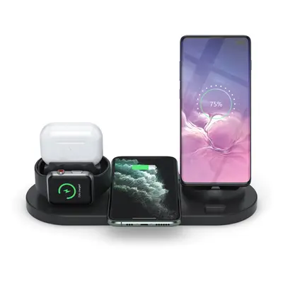 6in1 Multifunctional Wireless Charger Desktop Phone Stand