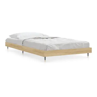 (sonoma oak, x cm) vidaXL Bed Frame Bedroom Platform Bed Frame Bedstead Bed Base Engineered Wood