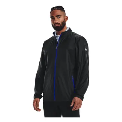 (L, Black) Under Armour Mens UA Stormproof Repel Waterproof Windproof Golf Jacket