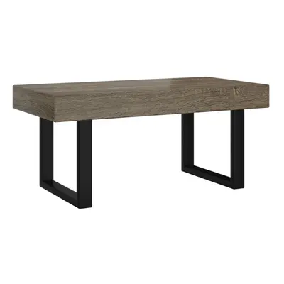 (grey) vidaXL Coffee Table MDF and Iron Centre Accent Table Furniture Multi Colours