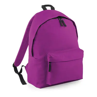 (Magenta) BagBase Orginal Fashion 18L Sports School Work Travel Gym Backpack Rucksack Bag