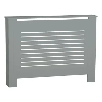 ( Grey, Medium) Modern Wooden Radiator Cover MDF Grill Shelf Cabinet Furniture