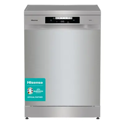 Hisense HS642E60XUK Freestanding Standard Dishwasher 85cm High - E Rated, Stainless steel, x x i