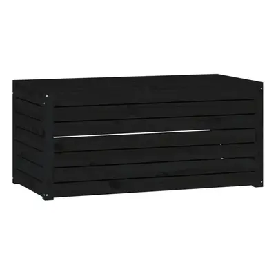 (black, x 50.5 x 46.5 cm) vidaXL Garden Box Set Patio Wooden Outdoor Storage Box Piece Solid Woo