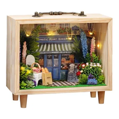 () DIY Wooden Box Series Hanamaji Trilogy Doll House Model Toy Gift Decoration for Girlfriend an