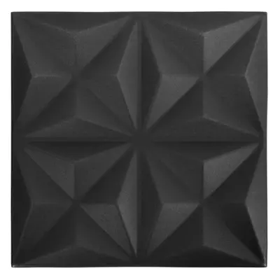 (origami black, 24) vidaXL 3D Wall Panels Self-adhesive Wall Panel Decor Wallpaper Wall Covering