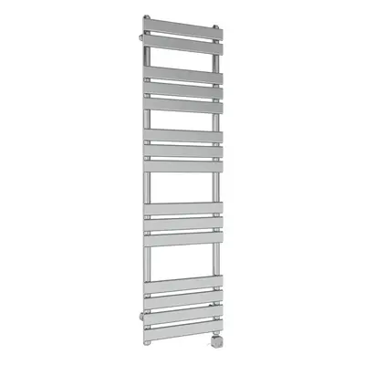 (1600x450mm, Chrome) NRG Pre-Filled Electric Heated Towel Rail Bathroom Radiator Thermostatic Wa