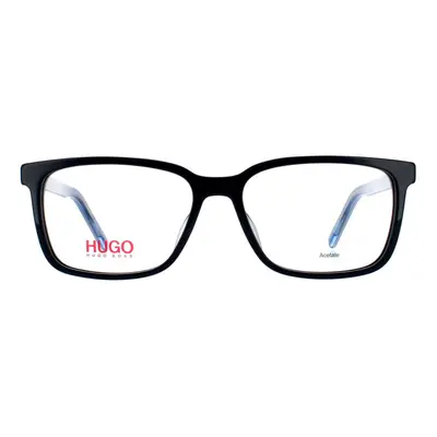 Hugo by Hugo Boss Glasses Frames HG PJP Dark Blue Transparent Crystal Men