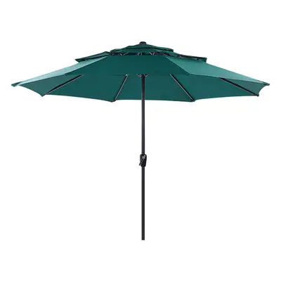 Garden Market Parasol 2.85 m Emerald Green BIBIONE