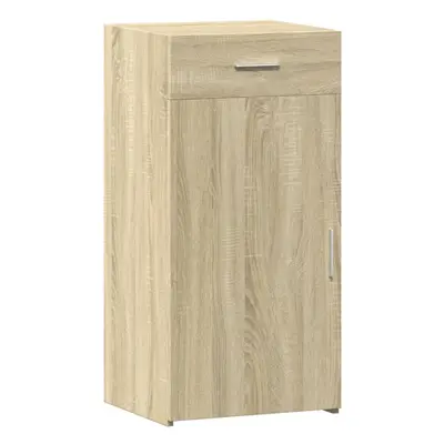 (sonoma oak) vidaXL Sideboard Cupboard Side Cabinet Highboard Concrete Grey Engineered Wood