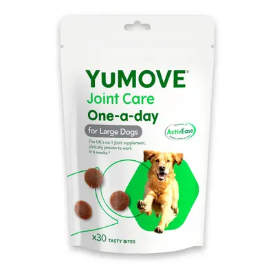 YuMOVE ONE-A-DAY Chews For Large Dogs | Joint Supplement for Stiff Dogs with Glucosamine, Chondr