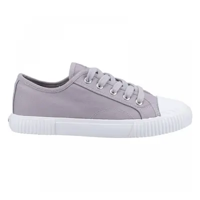 (7 (Adults')) Brooke | Grey | Womens Canvas Trainers