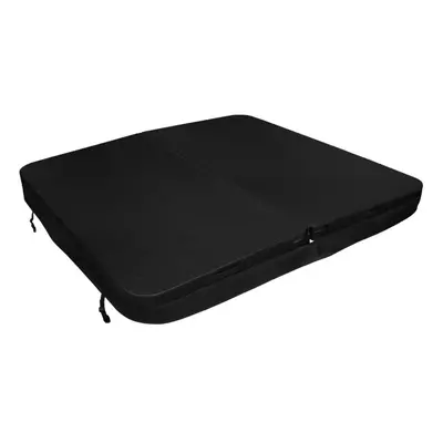 Hot Tub Cover Spa Lid x 210cm Square Black Hard Top Weatherproof PVC Leather Foam