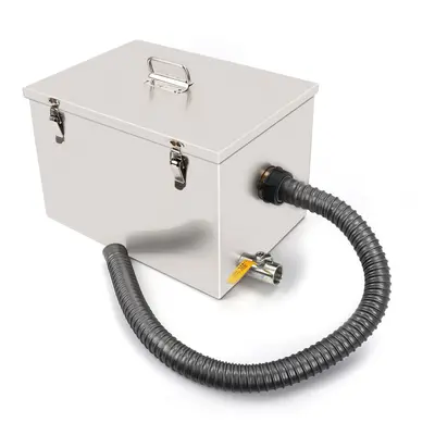 Large 25L Grease Trap Interceptor Restaurant Home Kitchen Wastewater