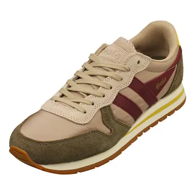 Gola Daytona Chute Womens Fashion Trainers in Bone Khaki - UK