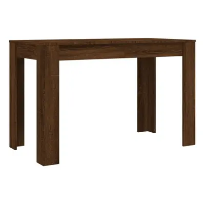 (brown oak) vidaXL Dining Table Kitchen Dinner Table Dining Room Table Engineered Wood