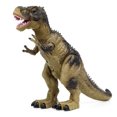 (B) Walking Dinosaur Spinosaurus Light Up Kids Toys Figure Sounds Real Movement LED