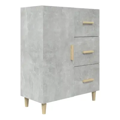 (concrete grey) vidaXL Sideboard White Engineered Wood Cupboard Storage Cabinet Multi Colours