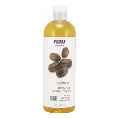 NOW Solutions, Jojoba Oil, 100% Pure Moisturizing, Multi-Purpose Oil for Face, Hair and Body, 16