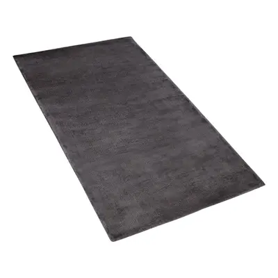 Viscose Area Rug x cm Dark Grey GESI II