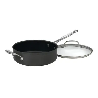 Cuisinart 5.5 qt. Chefs Classic Stainless Steel Saute Pan, Black