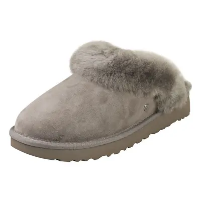 UGG Classic Slipper Womens Slippers Shoes in Charcoal - Size UK